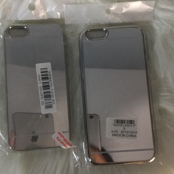 ✨Host Pick✨Apple iPhone 5 SILVER Mirror Case - Picture 2 of 5